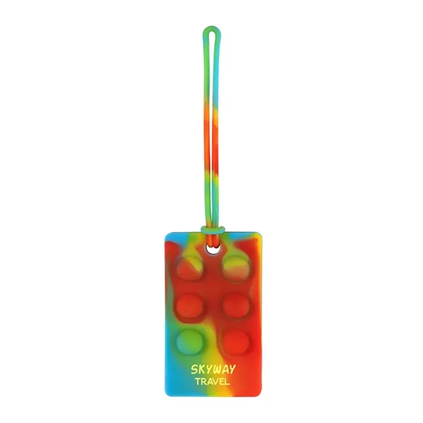 Recycled Push Pop Bubble Luggage Tag... from ASI 79530 Prime Line