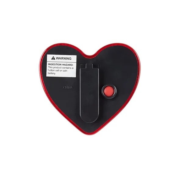 Heart Flashing Clip On Safety Button... from ASI 79530 Prime Line
