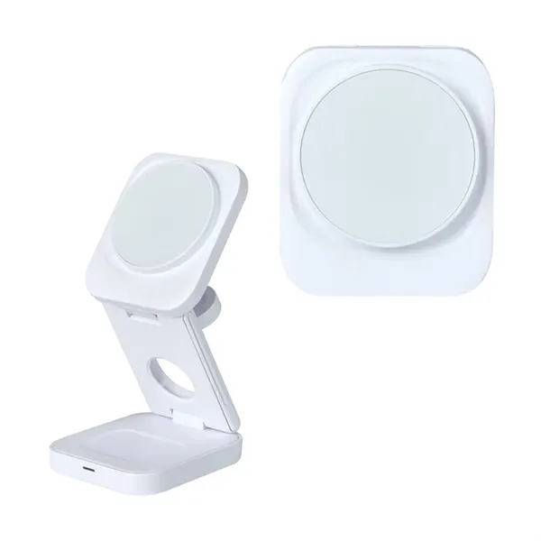 Seth 3-in-1 15W Wireless Charging Station... from ASI 67866 Logomark/Valumark