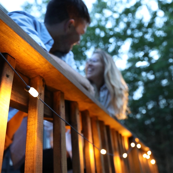 Luci Solar String Lights harness the power of the sun and... from ASI 46170 Compass Industries Inc
