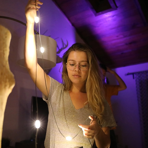 Luci Solar String Lights harness the power of the sun and... from ASI 46170 Compass Industries Inc