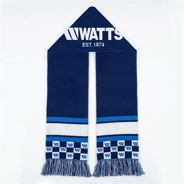 Custom Knit Jacquard scarf, soft, bold, and perfect for team or... from ASI 72657 Active Life Promo / Active Life