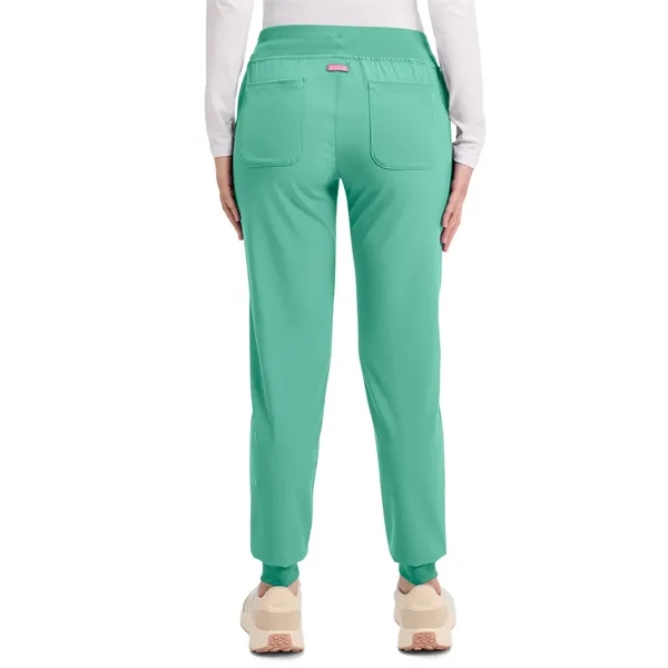 Med Couture - AMP - Women's 5-Pocket Mid Rise Jogger Scru...... from ASI 86018 Scrub Authority