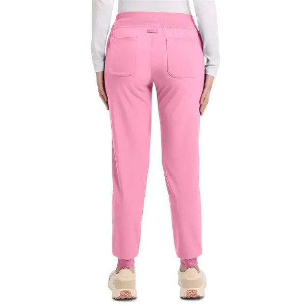 Med Couture - AMP - Women's 5-Pocket Mid Rise Jogger Scru...... from ASI 86018 Scrub Authority