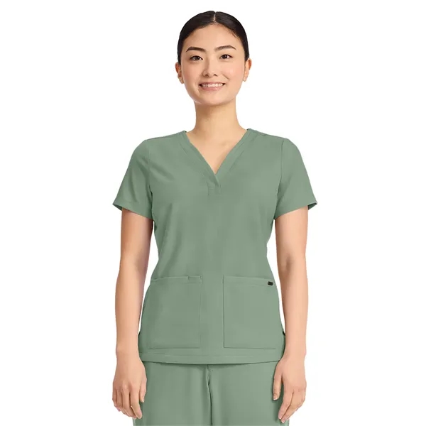 Healing Hands - HH Quest - Women's 3-Pocket Y-Neck Top... from ASI 86018 Scrub Authority