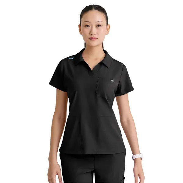 Skechers - Women's Three Pocket Y-Neck Honor Scrub Top... from ASI 86018 Scrub Authority
