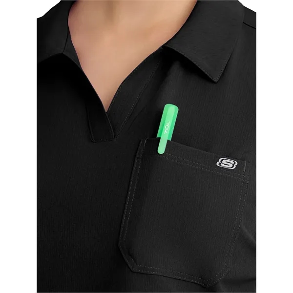 Skechers - Women's Three Pocket Y-Neck Honor Scrub Top... from ASI 86018 Scrub Authority
