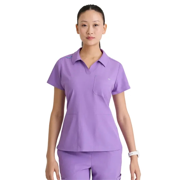 Skechers - Women's Three Pocket Y-Neck Honor Scrub Top... from ASI 86018 Scrub Authority