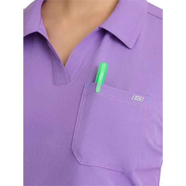 Skechers - Women's Three Pocket Y-Neck Honor Scrub Top... from ASI 86018 Scrub Authority