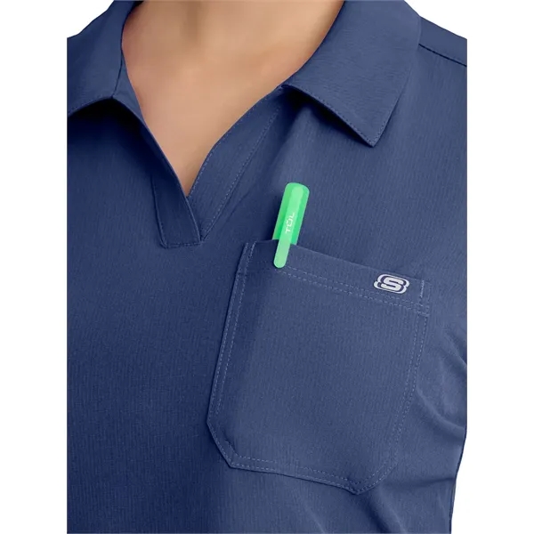 Skechers - Women's Three Pocket Y-Neck Honor Scrub Top... from ASI 86018 Scrub Authority