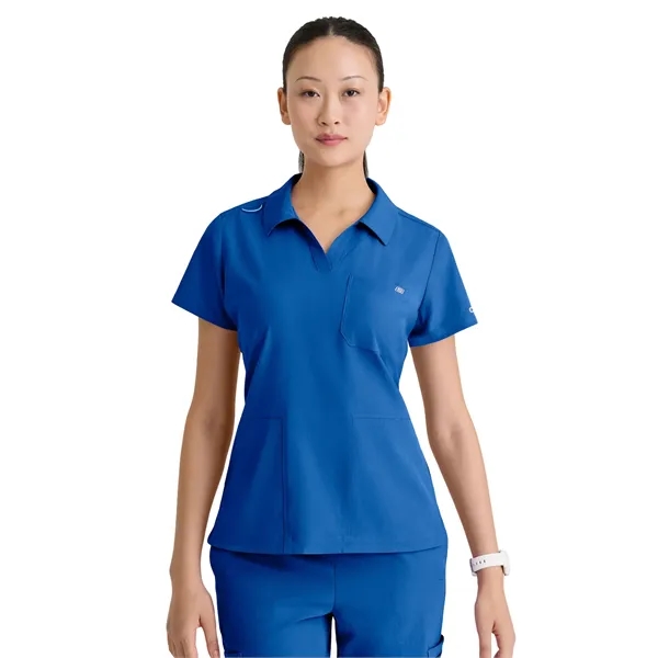 Skechers - Women's Three Pocket Y-Neck Honor Scrub Top... from ASI 86018 Scrub Authority