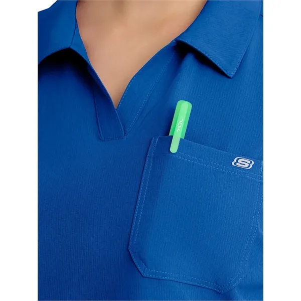 Skechers - Women's Three Pocket Y-Neck Honor Scrub Top... from ASI 86018 Scrub Authority