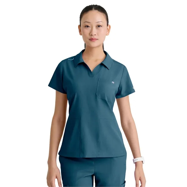 Skechers - Women's Three Pocket Y-Neck Honor Scrub Top... from ASI 86018 Scrub Authority