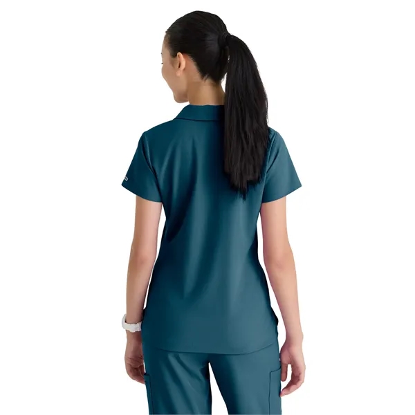 Skechers - Women's Three Pocket Y-Neck Honor Scrub Top... from ASI 86018 Scrub Authority