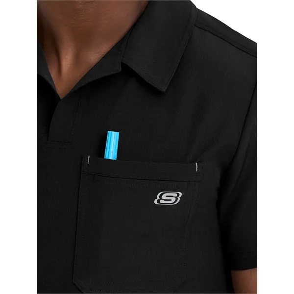 Skechers - Men's Three Pocket Y-Neck Merit Scrub Top... from ASI 86018 Scrub Authority