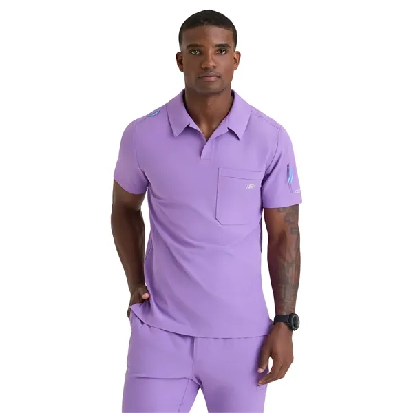 Skechers - Men's Three Pocket Y-Neck Merit Scrub Top... from ASI 86018 Scrub Authority