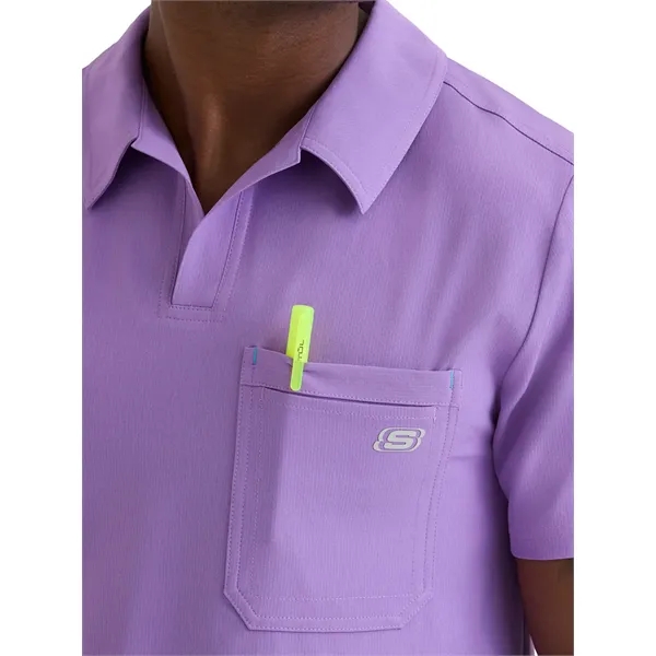 Skechers - Men's Three Pocket Y-Neck Merit Scrub Top... from ASI 86018 Scrub Authority