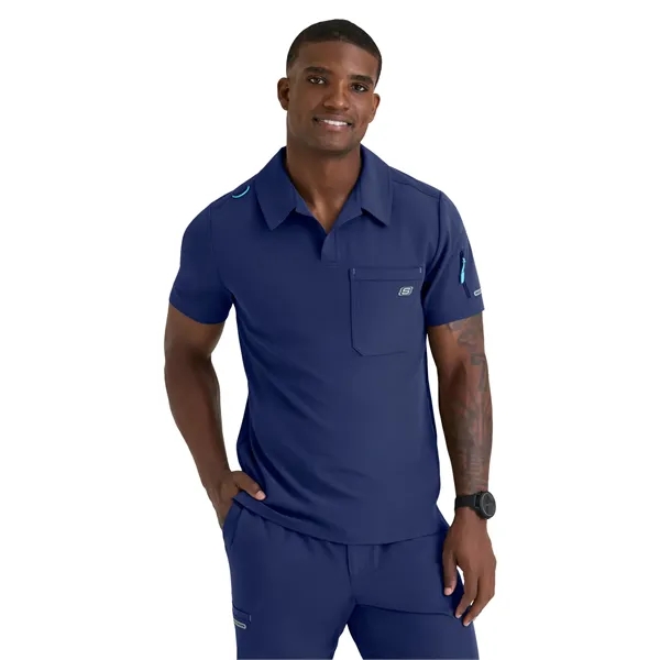 Skechers - Men's Three Pocket Y-Neck Merit Scrub Top... from ASI 86018 Scrub Authority