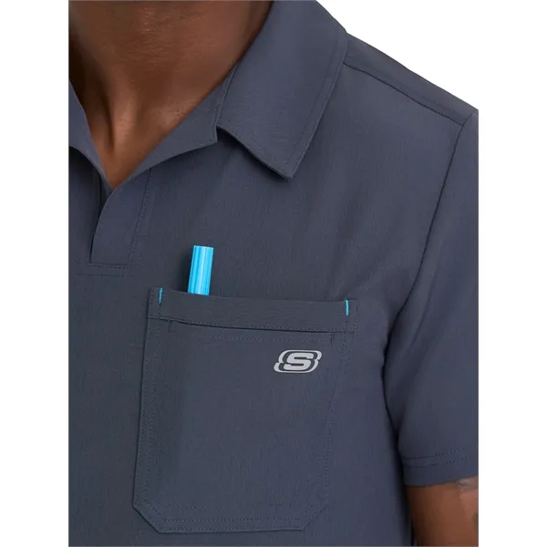 Skechers - Men's Three Pocket Y-Neck Merit Scrub Top... from ASI 86018 Scrub Authority