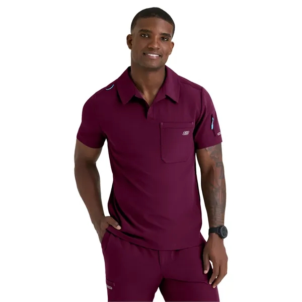 Skechers - Men's Three Pocket Y-Neck Merit Scrub Top... from ASI 86018 Scrub Authority