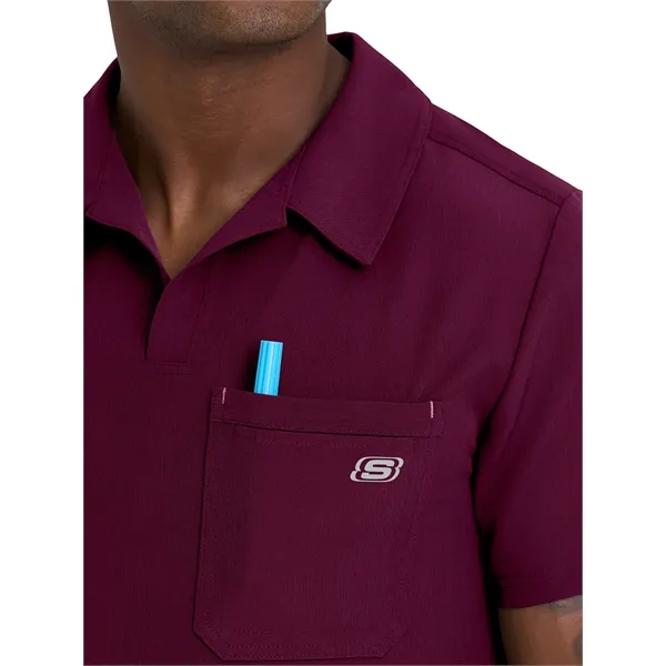 Skechers - Men's Three Pocket Y-Neck Merit Scrub Top... from ASI 86018 Scrub Authority