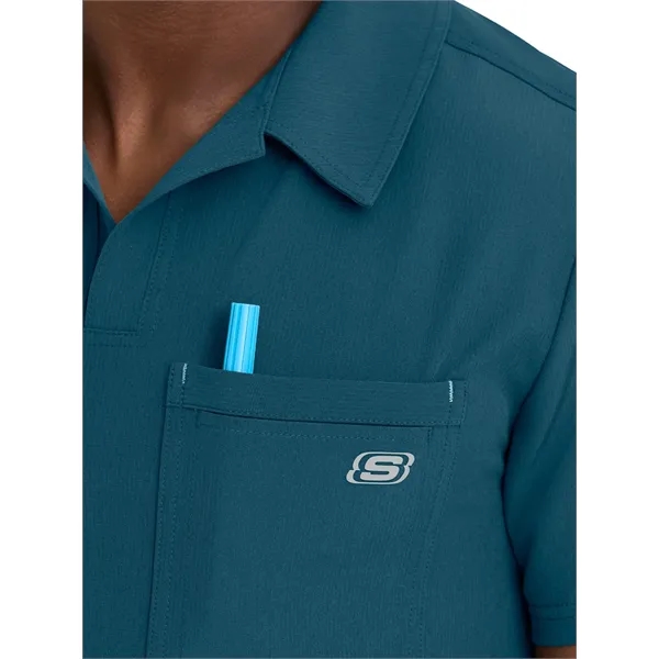Skechers - Men's Three Pocket Y-Neck Merit Scrub Top... from ASI 86018 Scrub Authority