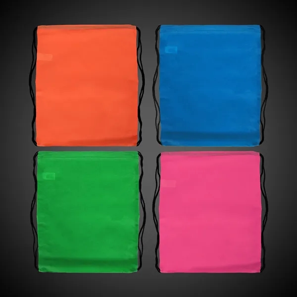 Neon Drawstring Backpack... from ASI 42016 Brighter Promotions Inc