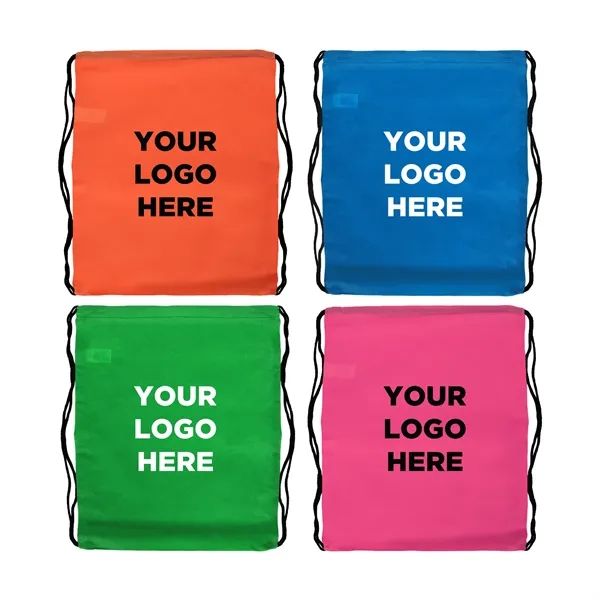 Neon Drawstring Backpack... from ASI 42016 Brighter Promotions Inc