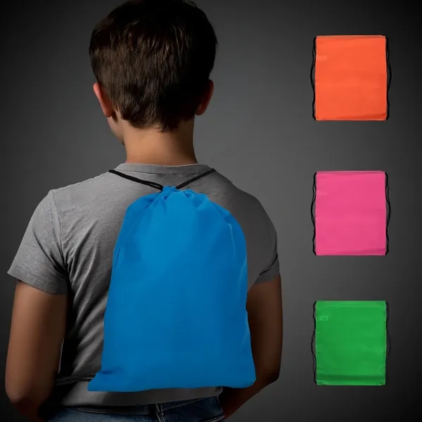 Neon Drawstring Backpack... from ASI 42016 Brighter Promotions Inc