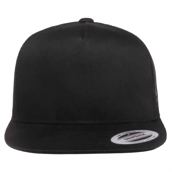 Yupoong 6006 YP Classics Five-Panel Trucker Hat with leatherette patches or... from ASI 74601 Calico