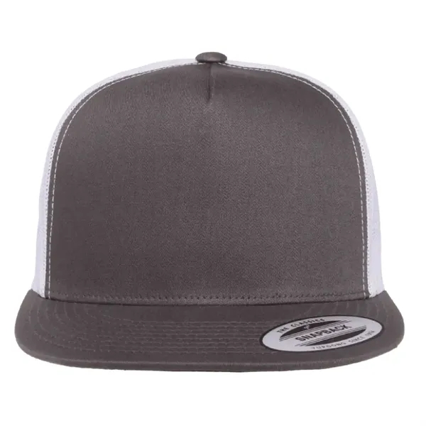 Yupoong 6006 YP Classics Five-Panel Trucker Hat with leatherette patches or... from ASI 74601 Calico