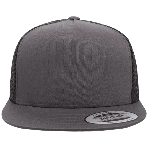 Yupoong 6006 YP Classics Five-Panel Trucker Hat with leatherette patches or... from ASI 74601 Calico