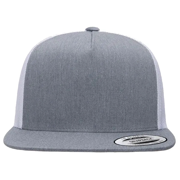 Yupoong 6006 YP Classics Five-Panel Trucker Hat with leatherette patches or... from ASI 74601 Calico