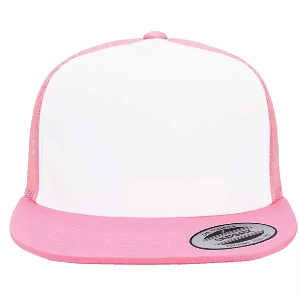 Yupoong 6006 YP Classics Five-Panel Trucker Hat with leatherette patches or... from ASI 74601 Calico