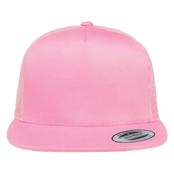 Yupoong 6006 YP Classics Five-Panel Trucker Hat with leatherette patches or... from ASI 74601 Calico