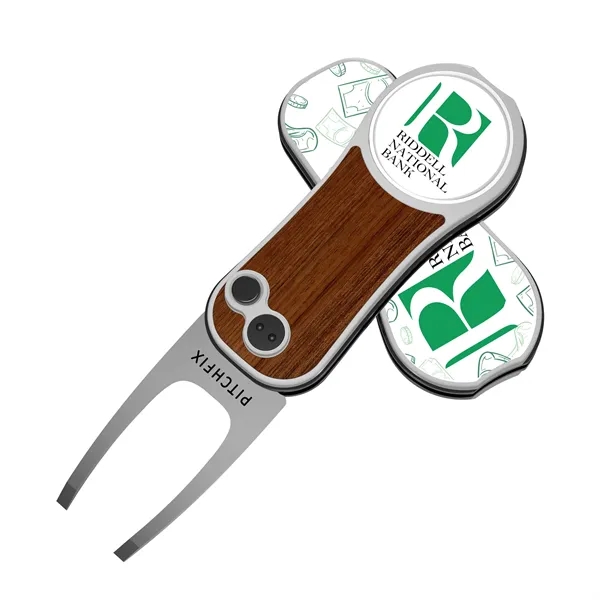Pitchfix XL Golf Divot Repair tool with full color grip imprint... from ASI 52263 EMT