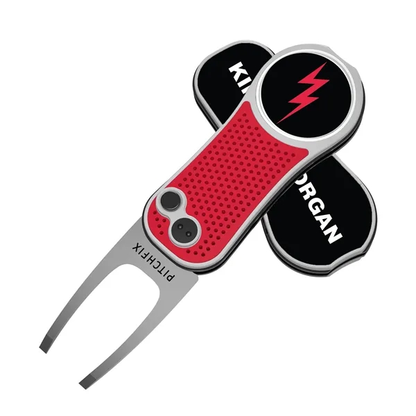 Pitchfix XL Golf Divot Repair tool with full color grip imprint... from ASI 52263 EMT