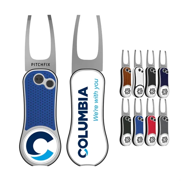 Pitchfix XL Golf Divot Repair tool with full color grip imprint... from ASI 52263 EMT