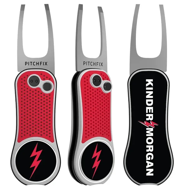 Pitchfix XL Golf Divot Repair tool with full color grip imprint... from ASI 52263 EMT