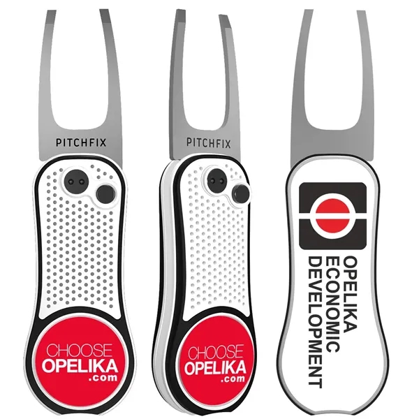 Pitchfix XL Golf Divot Repair tool with full color grip imprint... from ASI 52263 EMT