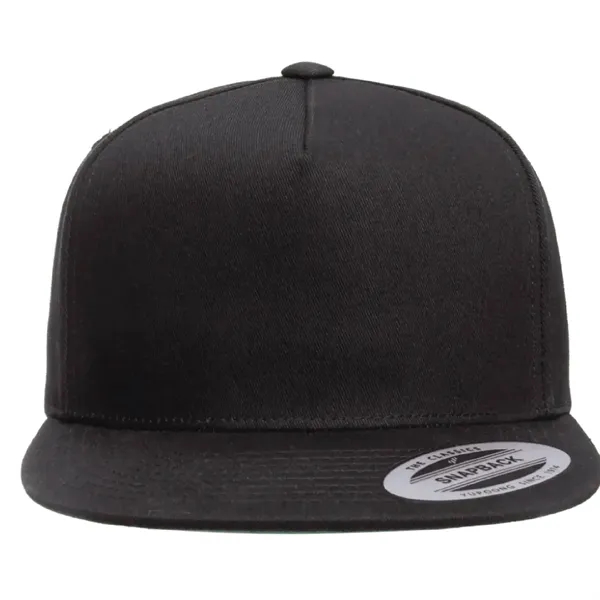 Yupoong 6007 YP Classics Five-Panel Hat with leatherette patches or embroidery... from ASI 74601 Calico