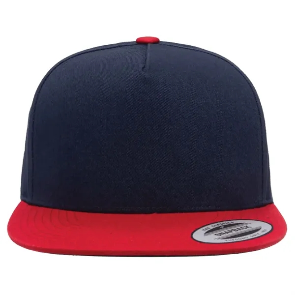Yupoong 6007 YP Classics Five-Panel Hat with leatherette patches or embroidery... from ASI 74601 Calico