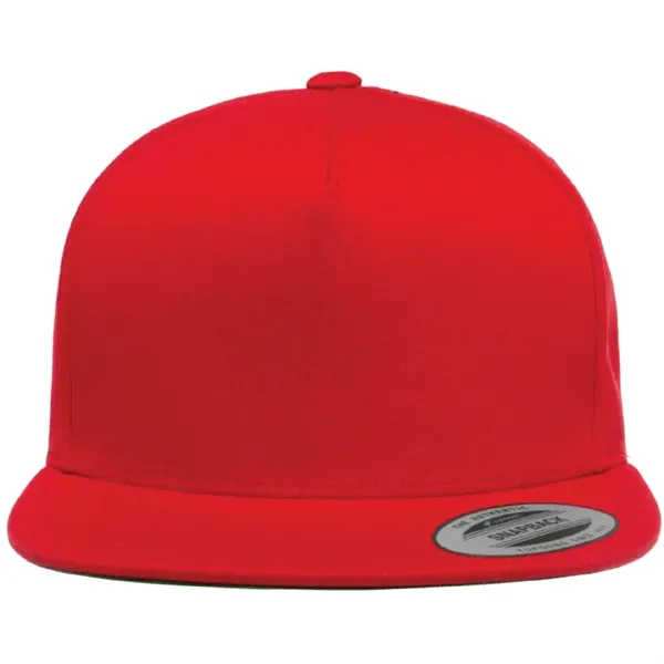 Yupoong 6007 YP Classics Five-Panel Hat with leatherette patches or embroidery... from ASI 74601 Calico