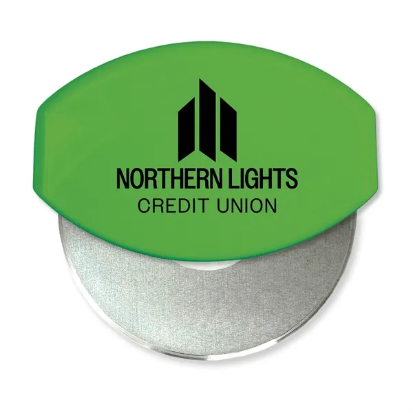 4.33"H x 4.37"W x 1"D gourmet pizza cutter with a removable... from ASI 54040 Fey Promo / Mi Line by Fey