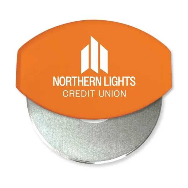 4.33"H x 4.37"W x 1"D gourmet pizza cutter with a removable... from ASI 54040 Fey Promo / Mi Line by Fey