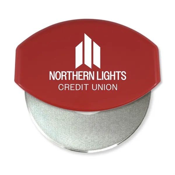 4.33"H x 4.37"W x 1"D gourmet pizza cutter with a removable... from ASI 54040 Fey Promo / Mi Line by Fey