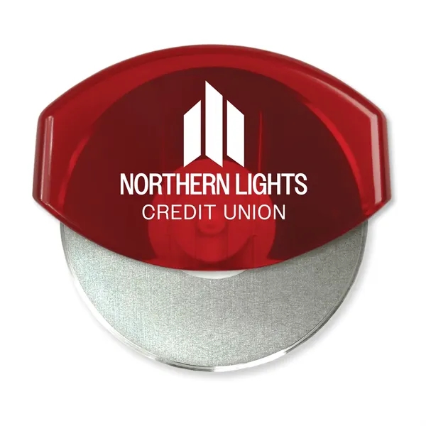 4.33"H x 4.37"W x 1"D gourmet pizza cutter with a removable... from ASI 54040 Fey Promo / Mi Line by Fey