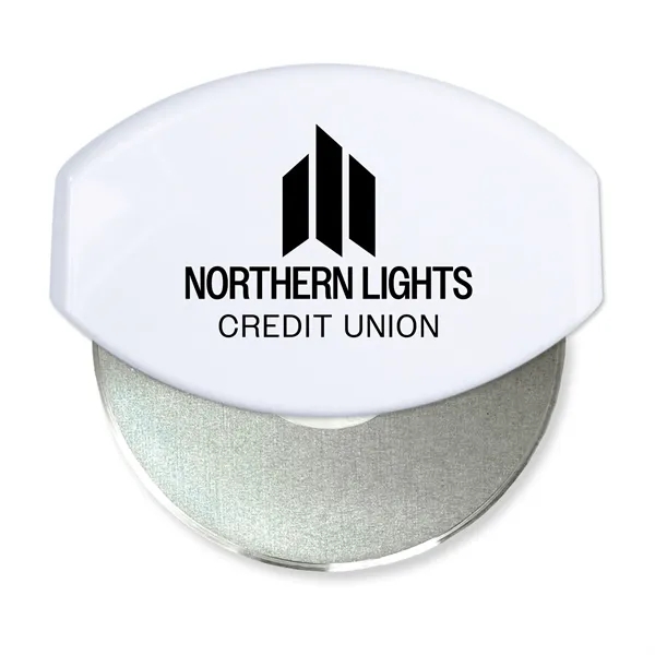 4.33"H x 4.37"W x 1"D gourmet pizza cutter with a removable... from ASI 54040 Fey Promo / Mi Line by Fey