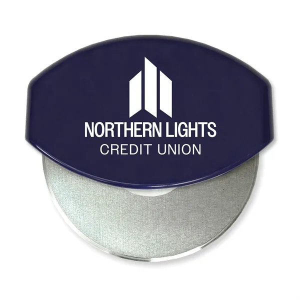 4.33"H x 4.37"W x 1"D gourmet pizza cutter with a removable... from ASI 54040 Fey Promo / Mi Line by Fey