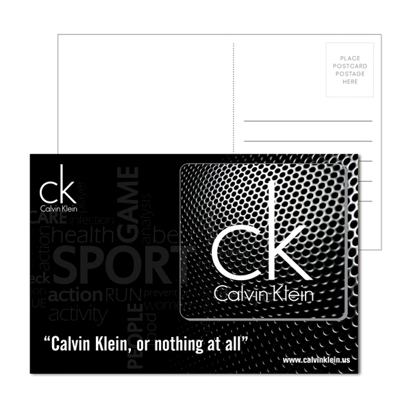 Customizable 6" x 4" full-color postcard with 20Mil square-shaped acrylic coaster... from ASI 90807 Tekweld